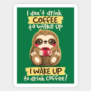 Coffee sloth Magnet